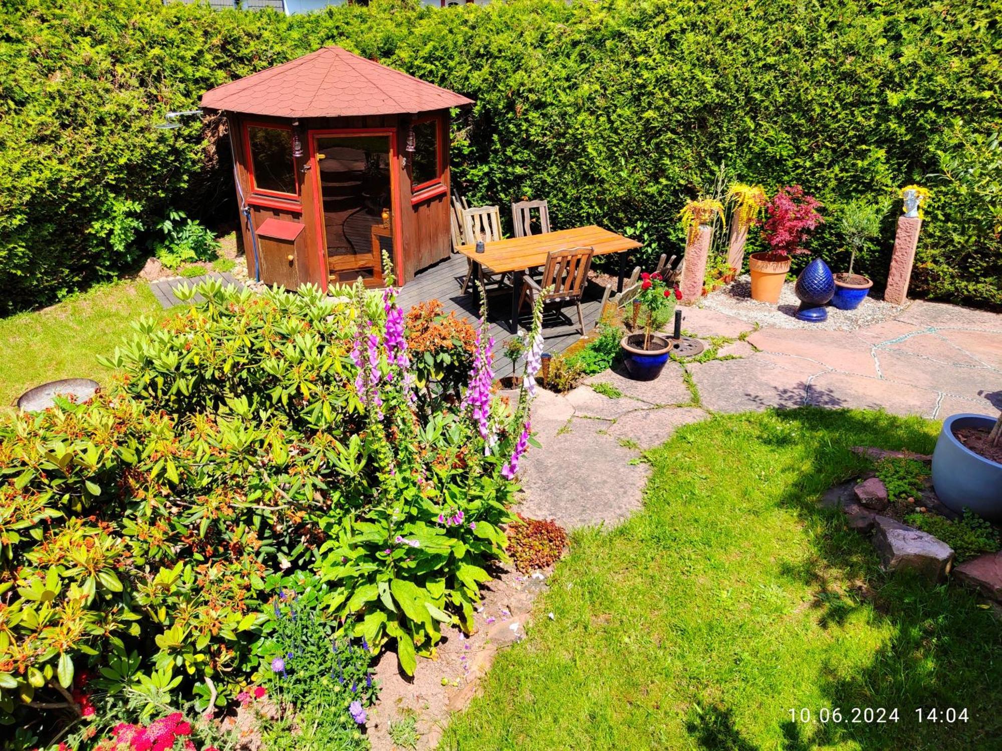 Ferienhaus Marre - Mit Grill, Feuerstelle Und Gartensauna Waldbrunn  Exterior foto